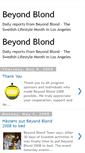 Mobile Screenshot of beyond-blond.blogspot.com