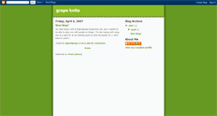 Desktop Screenshot of bigevilgrape.blogspot.com