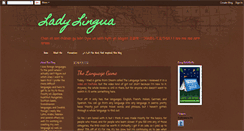 Desktop Screenshot of ladylingua.blogspot.com