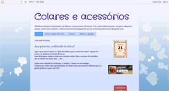 Desktop Screenshot of colareseacessorios.blogspot.com