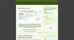 Desktop Screenshot of conciertosbeneficos.blogspot.com