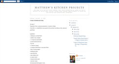 Desktop Screenshot of matthewskitchenprojects.blogspot.com