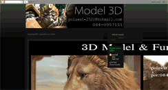 Desktop Screenshot of model-3d-forsale.blogspot.com