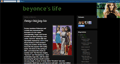 Desktop Screenshot of beyonceknowles-life.blogspot.com