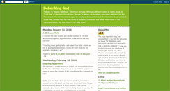 Desktop Screenshot of debunking-god.blogspot.com