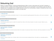 Tablet Screenshot of debunking-god.blogspot.com