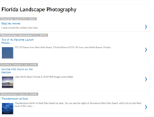 Tablet Screenshot of floridalandscapephotography.blogspot.com