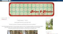 Desktop Screenshot of brianandkristinbeam.blogspot.com