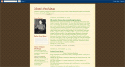 Desktop Screenshot of momsstockings.blogspot.com