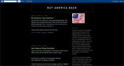 Desktop Screenshot of buyamericaback.blogspot.com