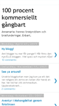 Mobile Screenshot of 100-procent-kommersiellt-gangbart.blogspot.com