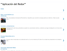 Tablet Screenshot of aplicacion-del-redox.blogspot.com