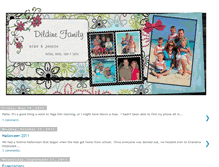 Tablet Screenshot of dildinefamily.blogspot.com