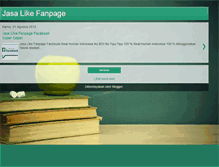 Tablet Screenshot of jasalikefanpagefb.blogspot.com