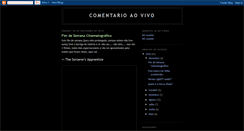 Desktop Screenshot of comentarioaovivo.blogspot.com