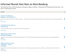 Tablet Screenshot of kost-bandung.blogspot.com