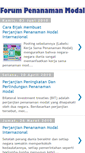 Mobile Screenshot of forum-penanaman-modal.blogspot.com