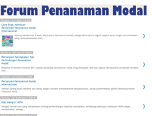 Tablet Screenshot of forum-penanaman-modal.blogspot.com