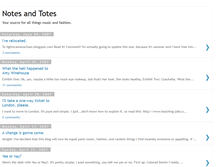 Tablet Screenshot of notesandtotes.blogspot.com