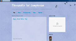Desktop Screenshot of passionateforcompassion.blogspot.com