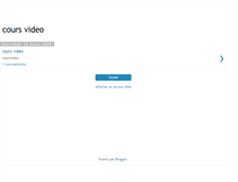 Tablet Screenshot of courvideo.blogspot.com