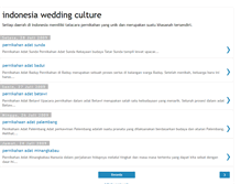 Tablet Screenshot of indonesiawedding.blogspot.com