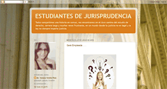 Desktop Screenshot of estudiantesdejurisprudencia.blogspot.com