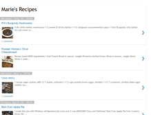 Tablet Screenshot of mariesrecipes.blogspot.com