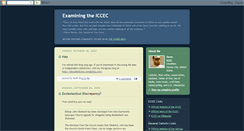 Desktop Screenshot of examiningtheiccec.blogspot.com