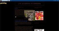 Desktop Screenshot of lifeaccordingtogerberra.blogspot.com