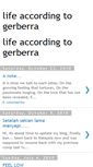 Mobile Screenshot of lifeaccordingtogerberra.blogspot.com