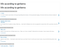 Tablet Screenshot of lifeaccordingtogerberra.blogspot.com
