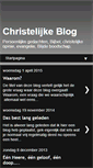 Mobile Screenshot of christelijke-blog.blogspot.com