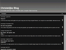 Tablet Screenshot of christelijke-blog.blogspot.com