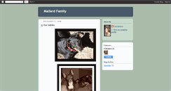 Desktop Screenshot of mallard-family.blogspot.com