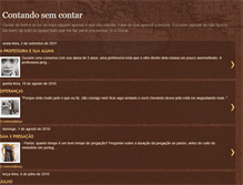 Tablet Screenshot of contandosemcontar.blogspot.com