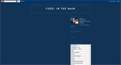 Desktop Screenshot of foodinthemain.blogspot.com