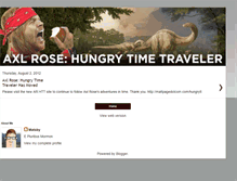 Tablet Screenshot of hungrytimetraveler.blogspot.com