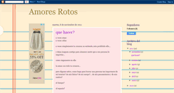 Desktop Screenshot of amoresrotos.blogspot.com