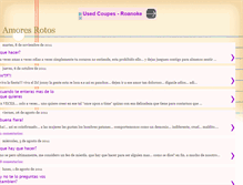 Tablet Screenshot of amoresrotos.blogspot.com