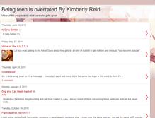 Tablet Screenshot of beingteenisoverrated.blogspot.com