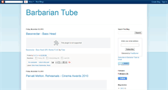 Desktop Screenshot of barbariantube.blogspot.com