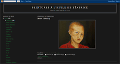 Desktop Screenshot of beatricepeintures.blogspot.com