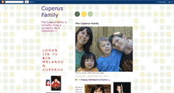 Desktop Screenshot of cuperusfamily.blogspot.com