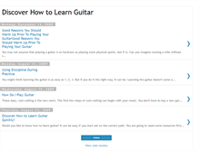 Tablet Screenshot of howdoiplayguitar.blogspot.com