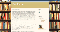 Desktop Screenshot of evierhodes.blogspot.com