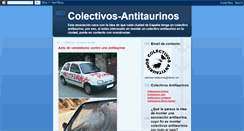 Desktop Screenshot of colectivos-antitaurinos.blogspot.com