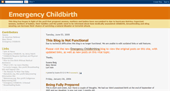 Desktop Screenshot of emergencychildbirth.blogspot.com