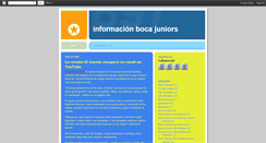 Desktop Screenshot of bocajuniorsinfo.blogspot.com