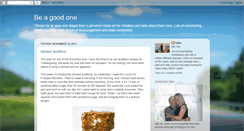 Desktop Screenshot of be-a-good-one.blogspot.com